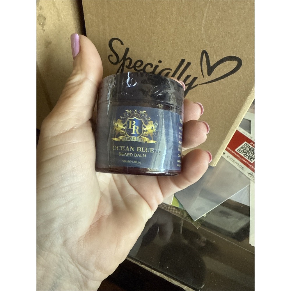 Baroque Royal Ocean Blue Beard Balm. Brand New Sealed. 4294